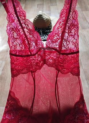 Соблазнительный абсолютно прозрачный пеньюар от премиум-бренду agent provocateur