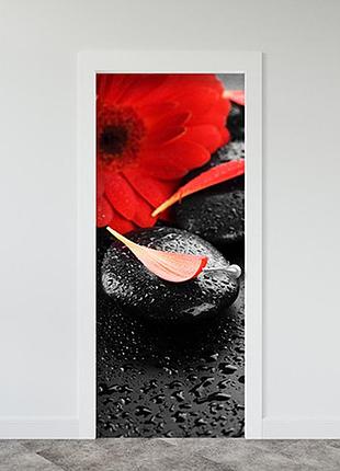 Виниловая 3д наклейка на дверь (самоклеющаяся пленка пвх) 200 х 65 см