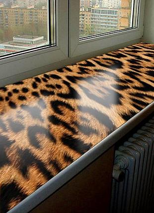 Покрытие для подоконника, мягкое стекло с фотопечатью 35х100 см по-s_tx178