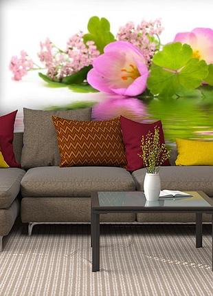 Фотошпалери текстуровані, вінілові квіти, 250х380 см, fo01inv_fl12942