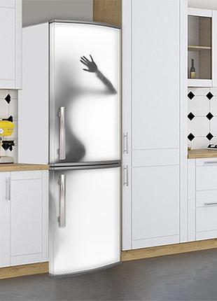 Самофиксирующаяся наклейка на холодильник магнитная, 180 х 60 см, лицевая