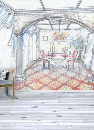 Фотообои текстурированные, виниловые живопись, 250х380 см, fo01inv_pg00985