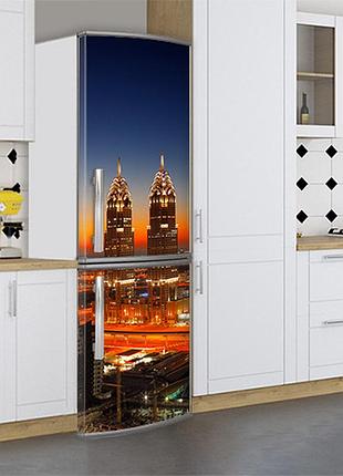 Самофіксуюча наклейка  на холодильник магнітна 180 х 60 см, лицева