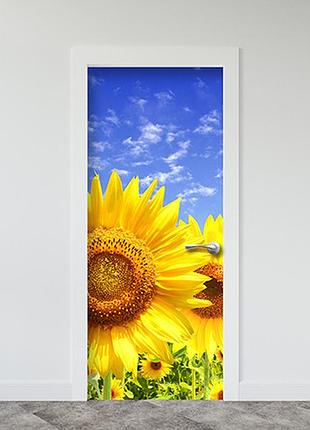 Виниловая 3д наклейка на дверь (самоклеющаяся пленка пвх) 200 х 65 см