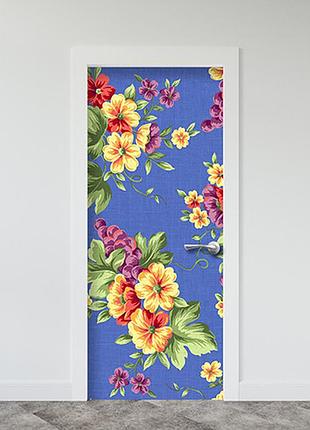 Виниловая 3д наклейка на дверь (самоклеющаяся пленка пвх) 200 х 65 см