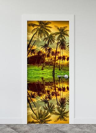 Виниловая наклейка на двери (самоклеющаяся ламинированная пленка пвх) 200 х 65 см