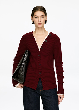 Вовняний кардиган arket 1305312001