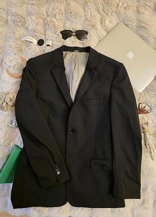 Піджак чорний buzo mensfashion р 46