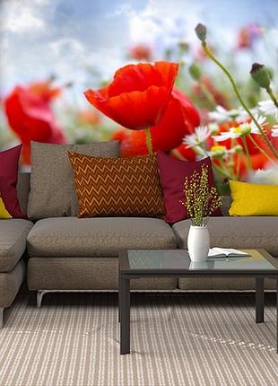 Фотообои текстурированные, виниловые цветы, 250х380 см, fo01inv_fl12018