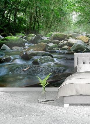 Фотообои текстурированные, виниловые горы, реки, 250х380 см, fo01inv_mr00063