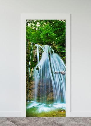 Виниловая наклейка на двери (самоклеющаяся ламинированная пленка пвх) 200 х 65 см