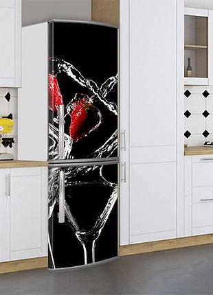 Самофіксуюча наклейка  на холодильник магнітна, 180 х 60 см, лицева