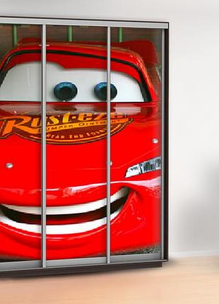 Наклейка в детскую на шкаф, двери, стены 240 х 100 см с защитной ламинацией