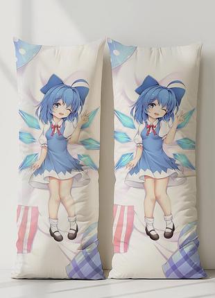 Цирно проект тоухоу дакимакура, подушка обнимашка ростовая 120*40 см