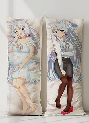 Тохоку итако вокалоид дакимакура, подушка обнимашка ростовая 120*40 см