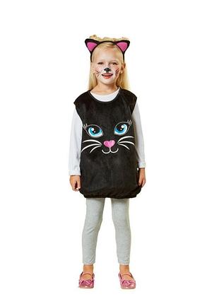 Карнавальный костюм котика для девочки на 4-6 лет