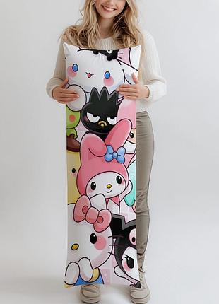 Дакимакура, подарок на день валентина, (подушка обнимашка) 120*40 см