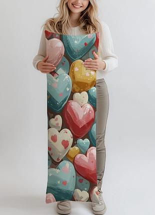 Дакимакура, подарок на день валентина, (подушка обнимашка) 120*40 см