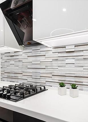 Наклейка на кухонний фартух 60 х 200 см, з фотодруком та захисною ламінацією облицювальна плитка (бп-s_tx303)