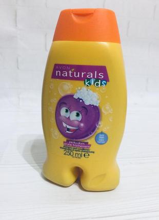 Avon naturals kids шампунь бальзам слива