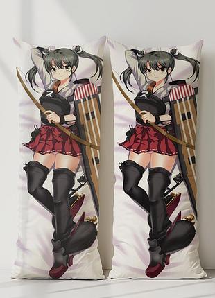 Зуйкаку коллекция флота дакимакура, подушка обнимашка ростовая 120*40 см