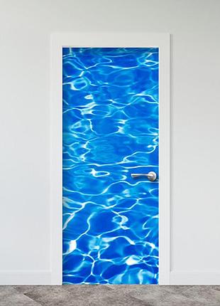 Виниловая наклейка на двери (самоклеющаяся ламинированная пленка пвх) 200 х 65 см