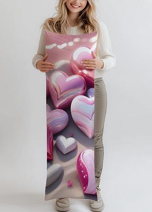 Дакимакура, подарок на день валентина, (подушка обнимашка) 120*40 см