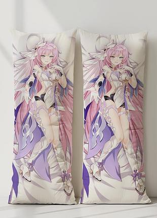 Елісія хонкай імпакт 89 дакімакура, подушка обіймашка ростова 120*40 см