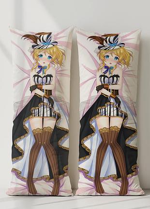 Эли аясэ любовь вживую! дакимакура, подушка обнимашка ростовая 120*40 см