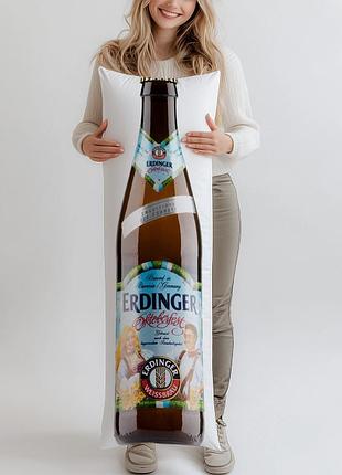 Дакимакура, пиво, erdinger oktoberfest (подушка обнимашка) 120*40 см