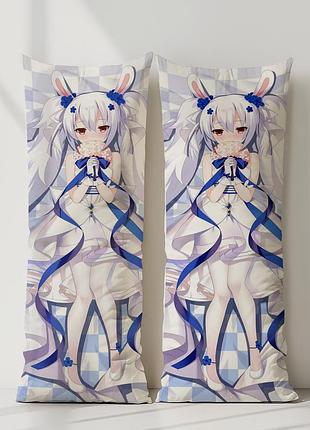 Лаффей azur lane дакимакура, подушка обнимашка ростовая 120*40 см