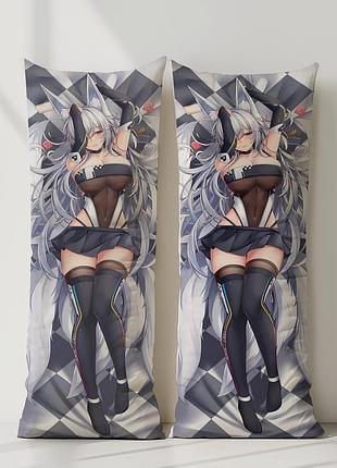 Ijn шінано azur lane дакімакура, подушка обіймашка ростова 120*40 см