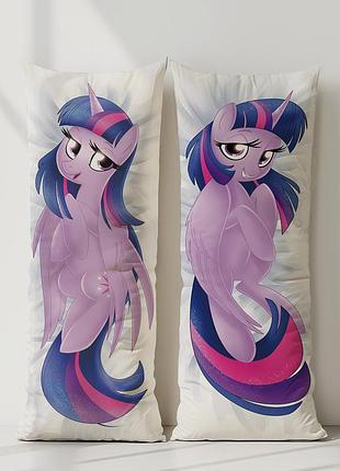 Мій маленький поні: дружба — це диво дакімакура, подушка обіймашка ростова 120*40 см