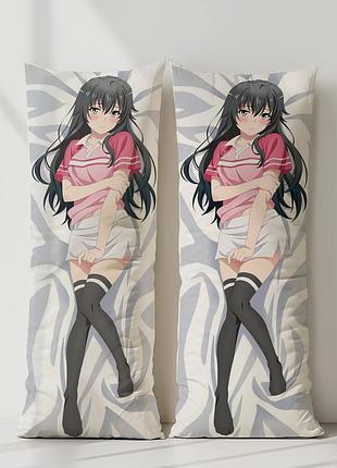 Юкіно юкіношита моя романтична комедія, як я і очікував, помилкова дакімакура, подушка обіймашка ростова 120*40 см