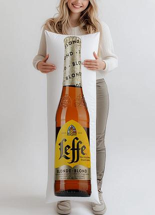 Дакимакура, пиво, leffe blonde, светлое (подушка обнимашка) 120*40 см