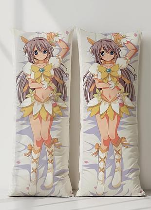 Фуко ибуки кланнад дакимакура, подушка обнимашка ростовая 120*40 см