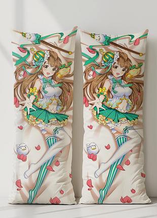 Котори минами любовь вживую! дакимакура, подушка обнимашка ростовая 120*40 см