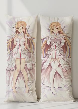 Асуна майстри меча онлайн дакімакура, подушка обіймашка ростова 120*40 см