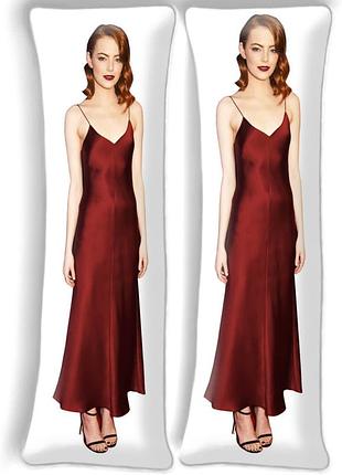 Дакимакура эмма стоун (подушка обнимашка) 120*40 см 150, 50*150, 50