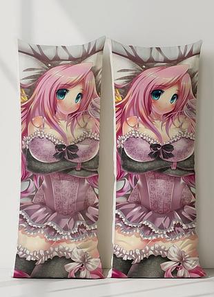 Епплджек, пінкі пай мій маленький поні: дружба — це диво дакімакура, подушка обіймашка ростова 120*40 см