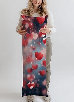 Дакимакура, подарок на день валентина, (подушка обнимашка) 120*40 см