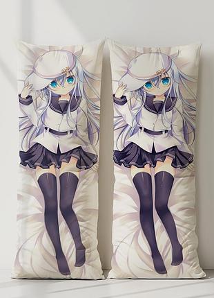 Верный коллекция флота дакимакура, подушка обнимашка ростовая 120*40 см