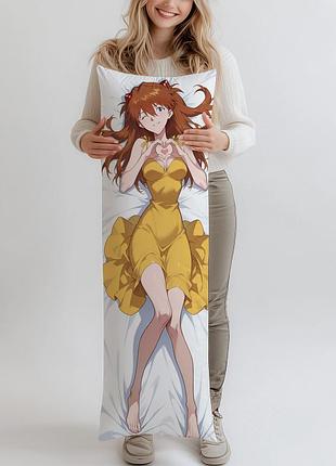 Дакимакура аска ленгли евангелион 120*40 см