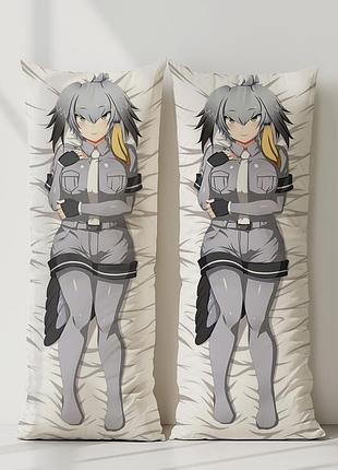 Шоубілл друзі тварин дакімакура, подушка обіймашка ростова 120*40 см