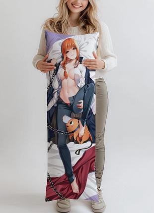 Дакимакура makima, (подушка обнимашка) 120*40 см