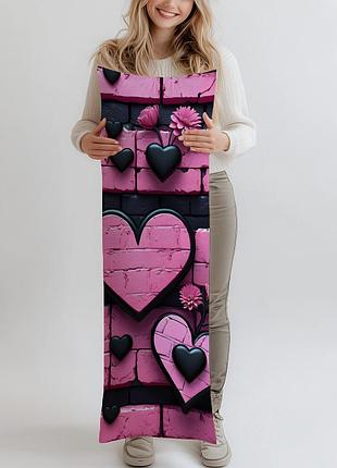 Дакимакура, подарок на день валентина, (подушка обнимашка) 120*40 см