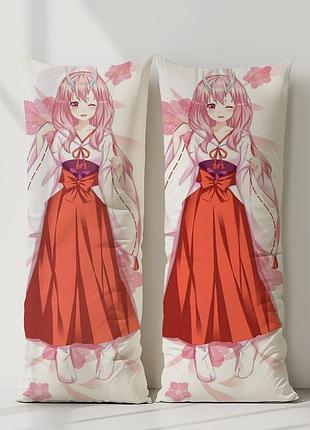 Шуна о моем перерождении в слизь дакимакура, подушка обнимашка ростовая 120*40 см