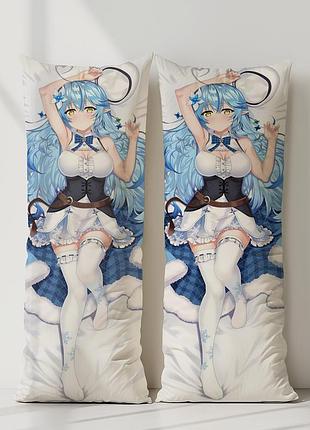 Юкіхана ламі віртуальний ютубер дакімакура, подушка обіймашка ростова 120*40 см
