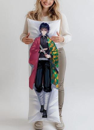 Дакимакура томиока гию, (подушка обнимашка) 120*40 см