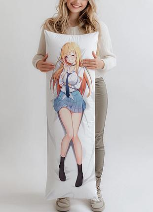 Дакимакура марин китагава, (подушка обнимашка) 120*40 см